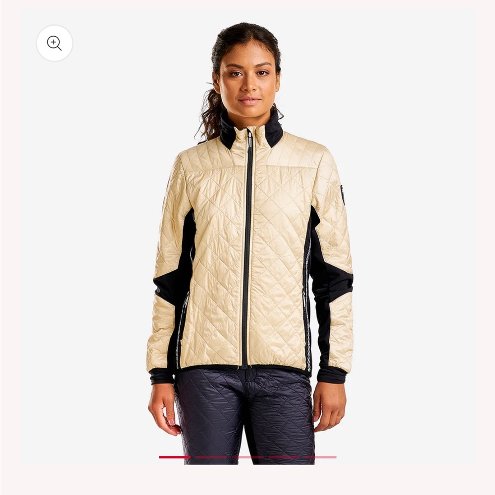 Swix Women's Mayen Quilted Jacket - Cream and Black